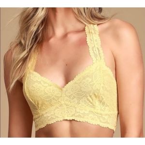 Free People Galloon Lace Racerback Bralette